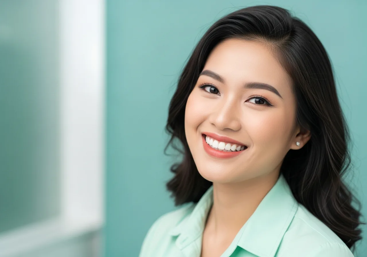 Khách hàng với nụ cười khỏe đẹp tại Nha Khoa Santé
