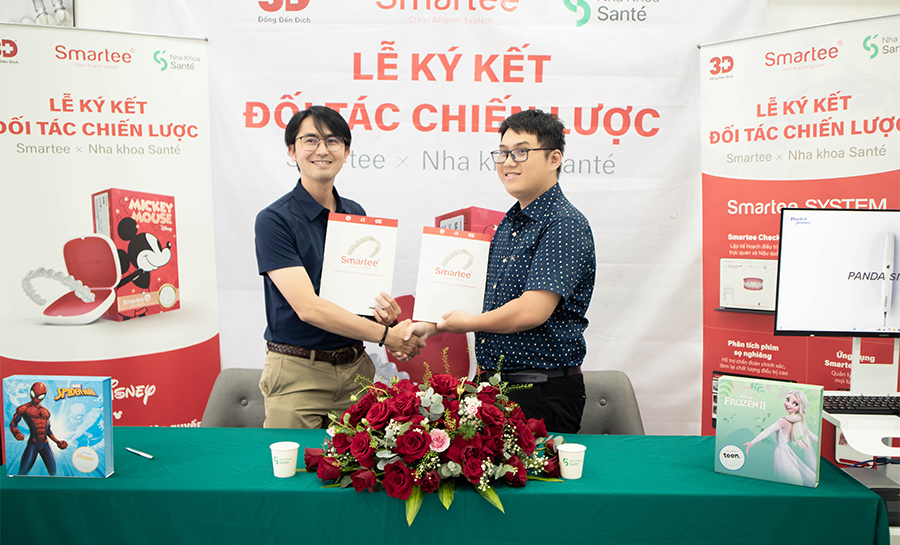 Nha khoa Santé đưa sản phẩm khay niềng răng Smartee vào chỉnh nha